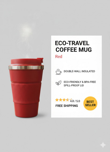 Stanley Insulated Stainless Steel vacuum Coffee Mug Perfect for Home, Office and Travel,