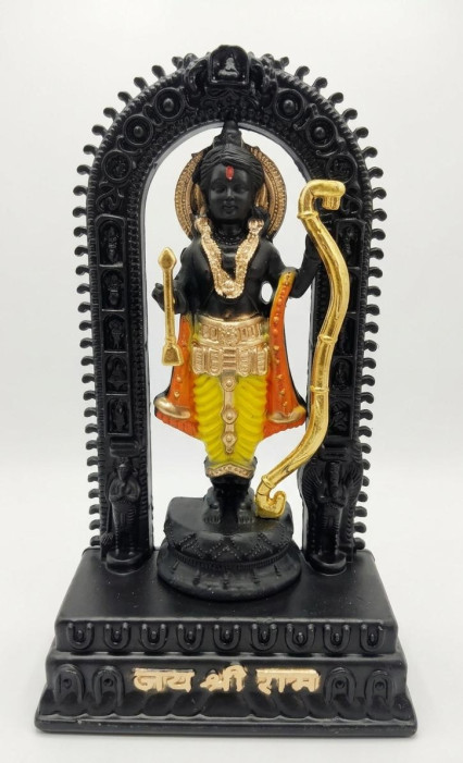 Shree Ram Lalla Car Murti in Ayodhya Mandir Ramlalla Templel for Pooja(Free key Chain)