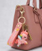 JiaMegaMart cute 3D Pink Unicorn keychain