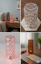 Rose Crystal Diamond LED Table Lamp – 16 Color Changing Touch Bedside Night Light with Remote